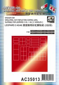 1:35 AFV Sticker for Simulating Anti-Reflection Coating Lens - Leopard 2 A5/A6