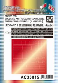 Sticker for Simulating Anti-Reflection Coating Lens - Suitable for Leopard 2