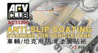 Anti-slip Coating Stickers for Vehicles/Tanks