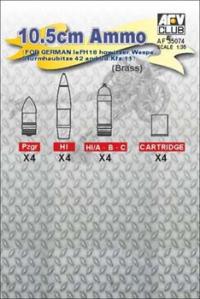 1:35 10.5cm Ammo For German LEFH18 Howitzer