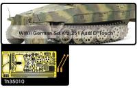 1:35 WWII German Sd.Kfz.251 Ausf D Photo Etching Parts