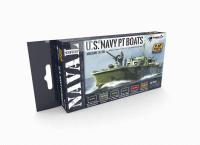 Paints Set for Merit International U.S. Navy PT Boat - Measure - 31/20L