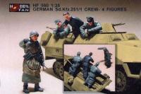 1:35  German SD.KFZ 251/1 Crew 4 Figures