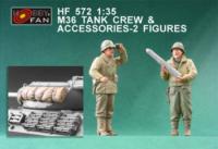 1/35 M36 Tank Crew & Accessories - 2 Figures