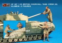 1:35 Hobby Fan British Churchill Tank Crew (III) Alamein - 2 Fig