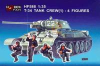 1:35 Hobby Fan  Russian T-34 Tank Crew (1) - 4 Figures