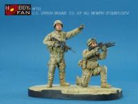 1:35 US Stryker Brigade (II) O/F ACU Infantry - 2 Figures