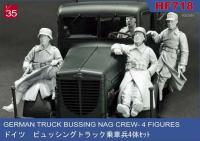 1/35 German Truck Bussing Nag Crew 4-Figure