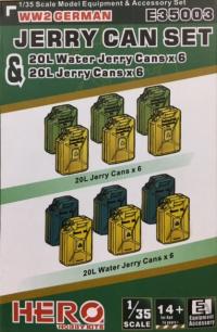 1/35 WWII Jerry Cans and Water Can Set