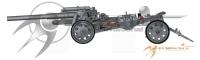 1:16 German 15cm S.F.H. 18cm Howitzer Model Kit