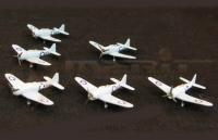 WWII SBD-3 Dive Bomber  1/350 Scale set of 6