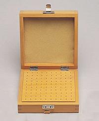 100 Hole Wood Storage Box,5-1/2 X 5-1/2