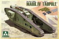 WWI Heavy Battle Tank Mark IV Male Tadpole w/Rear mortar